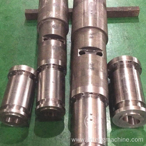 extruder conical screw and barrel for PVC pipes